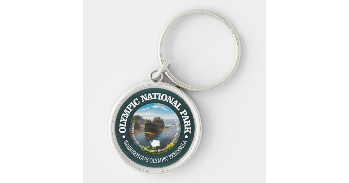 Olympic National Park Keychain | Zazzle