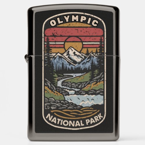 Olympic National Park Keychain Zippo Lighter