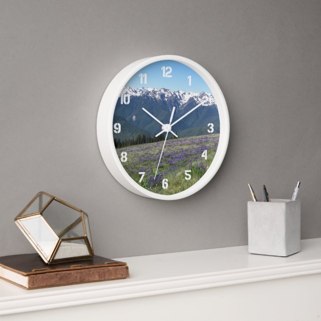 Olympic National Park Landscape Wall Clock (Office)