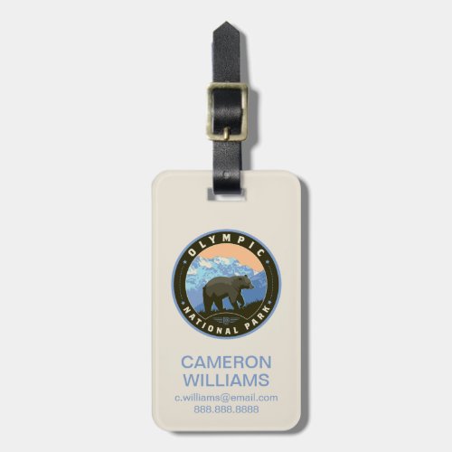 Olympic National Park Luggage Tag