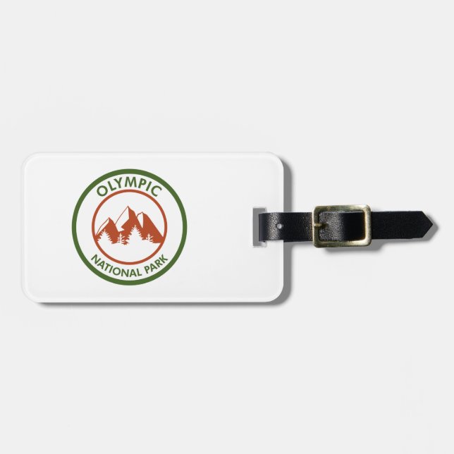 Olympic National Park Luggage Tag (Front Horizontal)