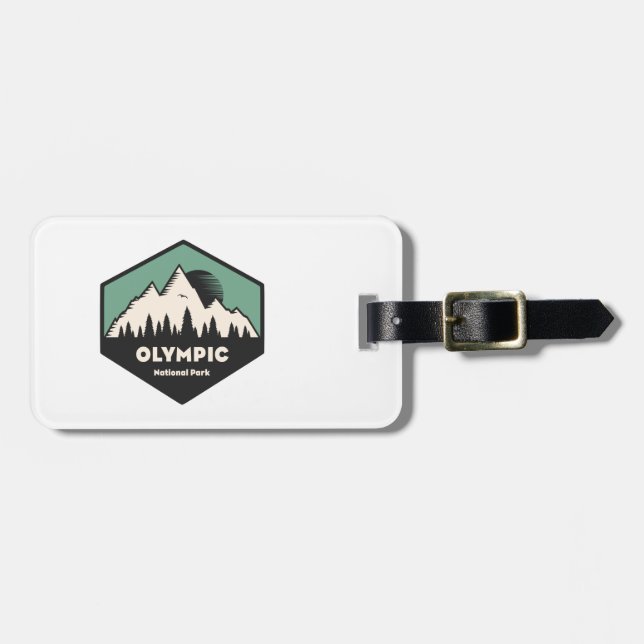 Olympic National Park Luggage Tag (Front Horizontal)