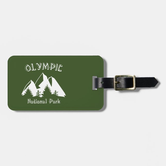 Olympic National Park Luggage Tag (Front Horizontal)