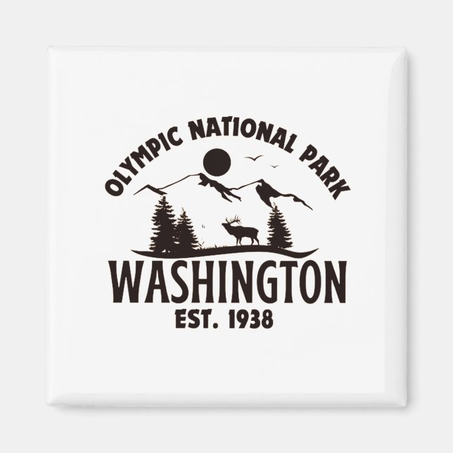Olympic National Park  Magnet (Front)