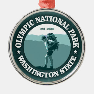 Olympic National Park Metal Ornament