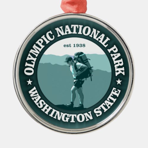 Olympic National Park Metal Ornament