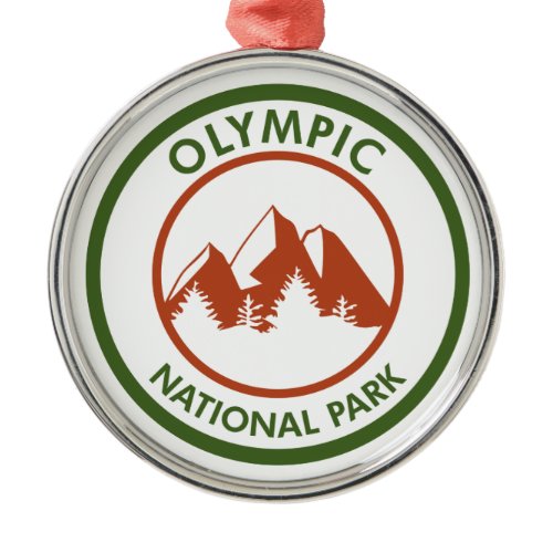 Olympic National Park Metal Ornament