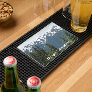 Olympic National Park Mountain Landscape Bar Mat