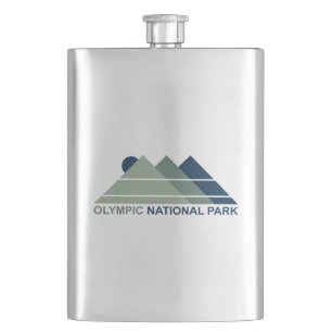 Olympic National Park Mountain Sun Flask