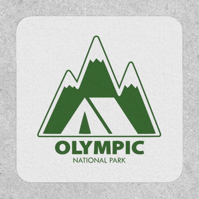 Olympic National Park Mountains Camping Patch (Front)