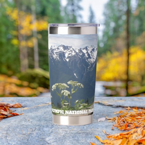 Olympic National Park Mountains Insulated Tumbler