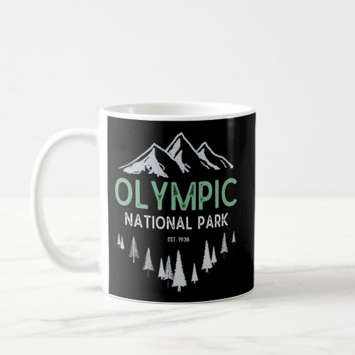 Olympic National Park National Park Est 1938 Coffee Mug