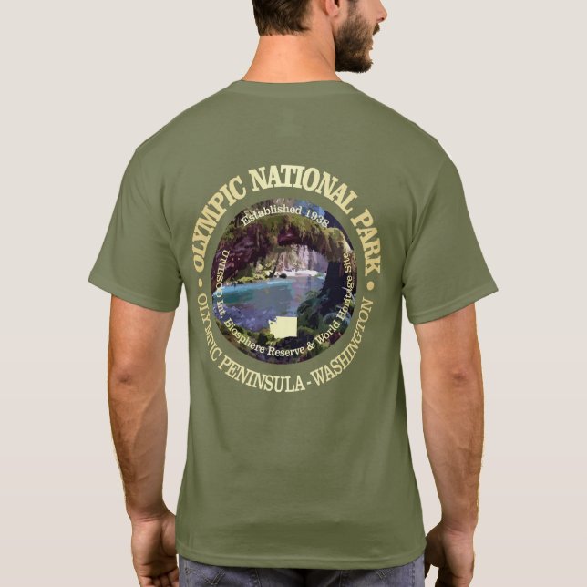 Olympic National Park (NP2) T-Shirt (Back)