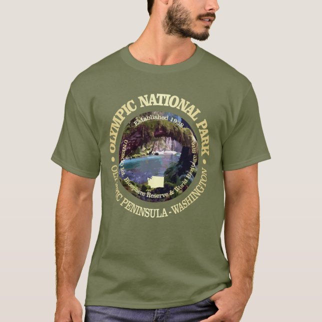 Olympic National Park (NP2) T-Shirt (Front)