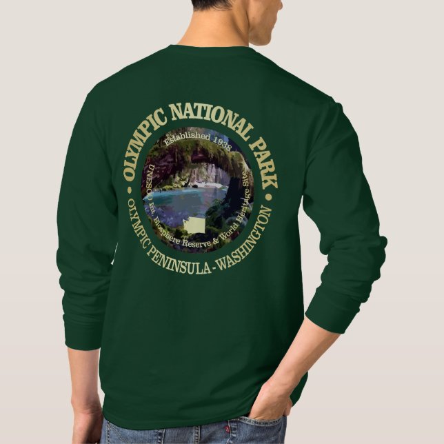 Olympic National Park (NP2) T-Shirt (Back)