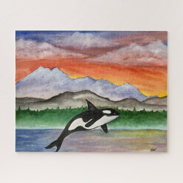 Olympic National Park Orca Jigsaw Puzzle (Horizontal)