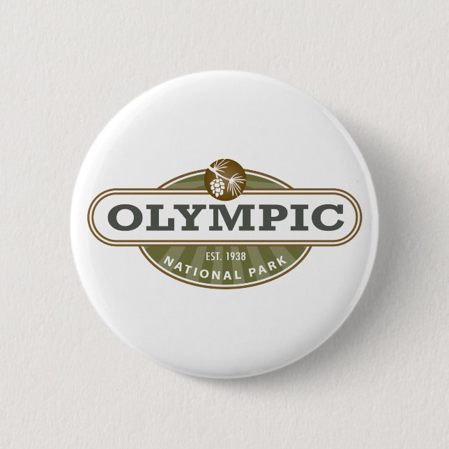 Olympic National Park Pinback Button (Front)