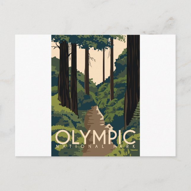 Olympic National Park Postcard (Front)
