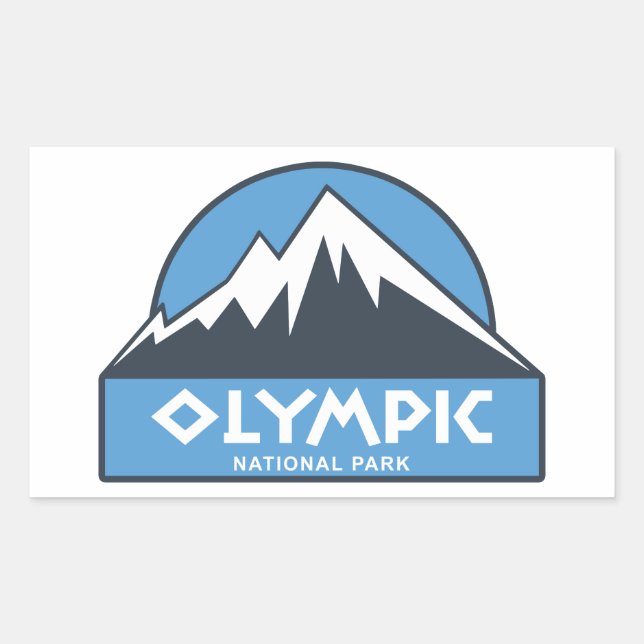 Olympic National Park Rectangular Sticker (Front)