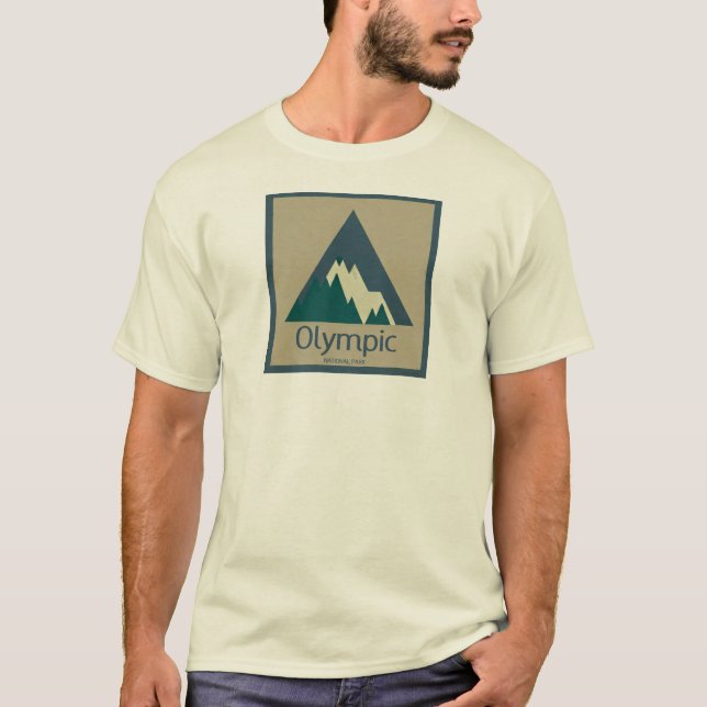 Olympic National Park Rustic T-Shirt (Front)