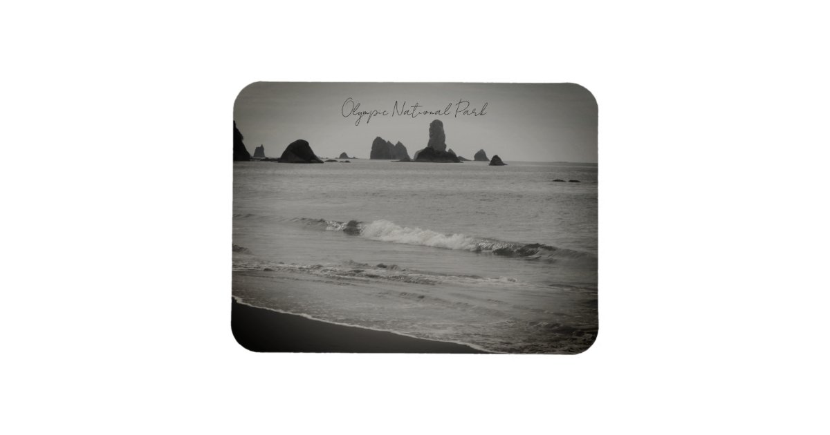 Olympic National Park Seascape Photo Magn Magnet | Zazzle