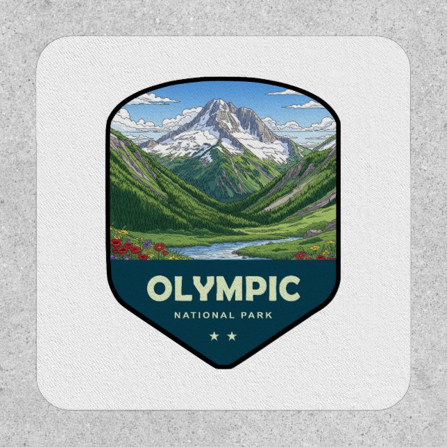 Olympic National Park Shield Patch (Front)