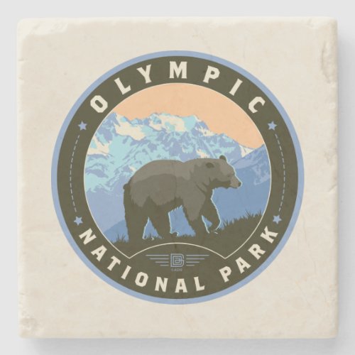 Olympic National Park Stone Coaster