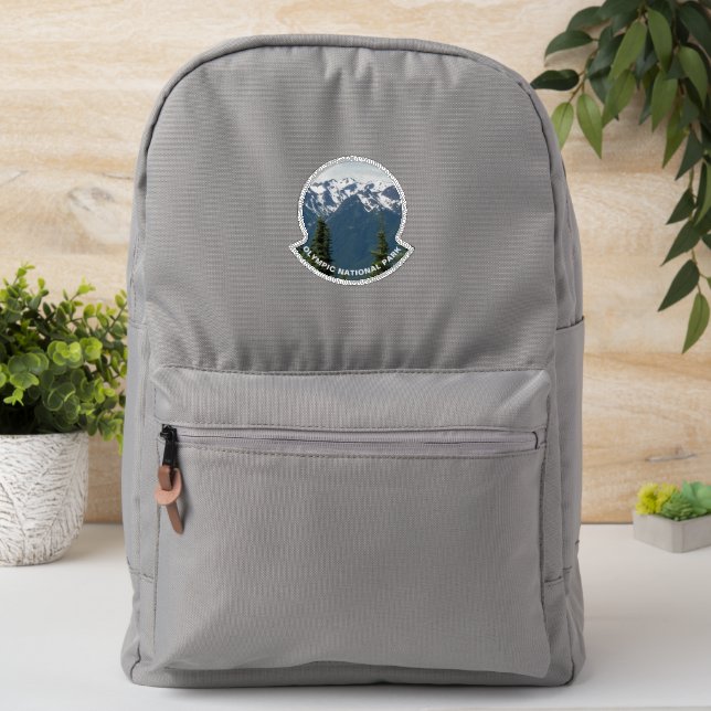 Olympic National Park Travel Patch (On Backpack)