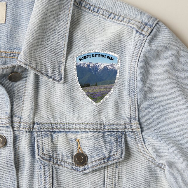 Olympic National Park Travel Photo Patch (On Jacket)