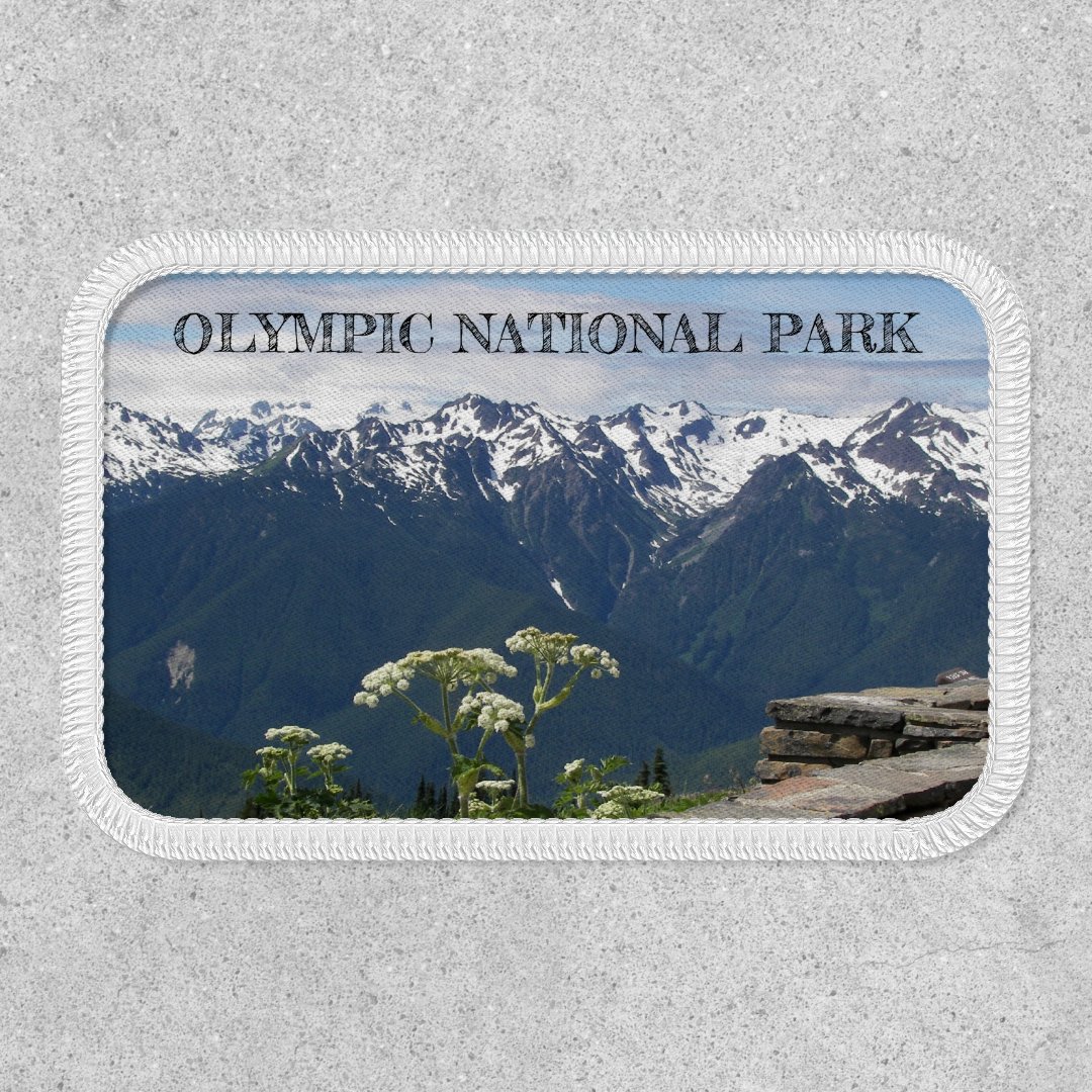 Olympic National Park Travel Photo Patch | Zazzle