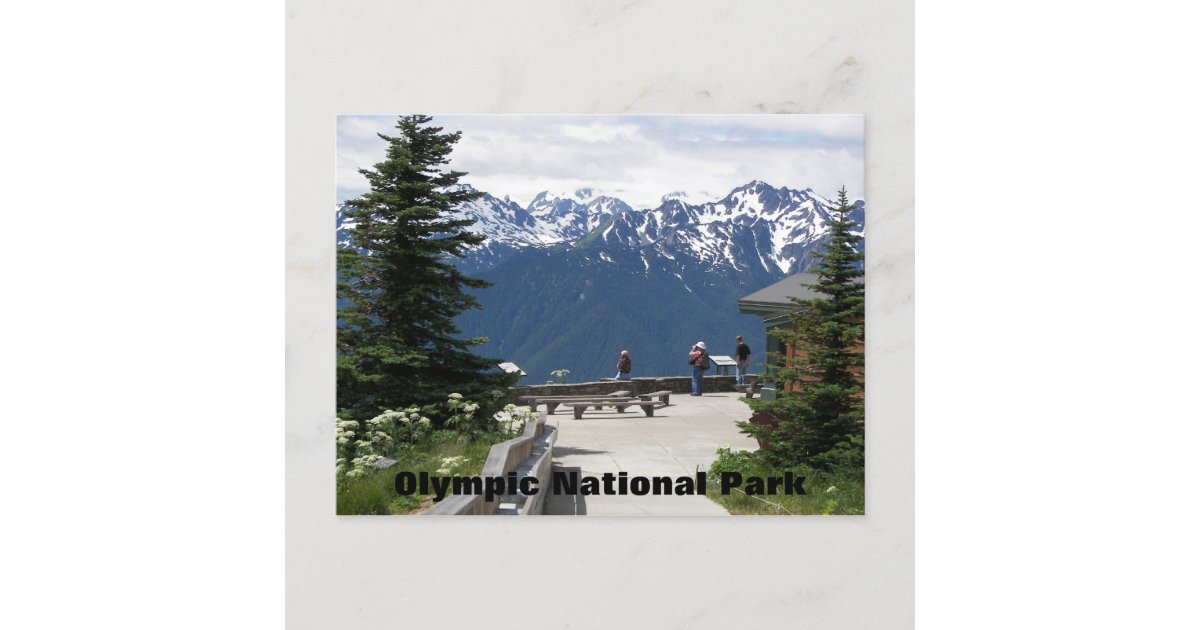 Olympic National Park Travel Photo Postcard | Zazzle.com