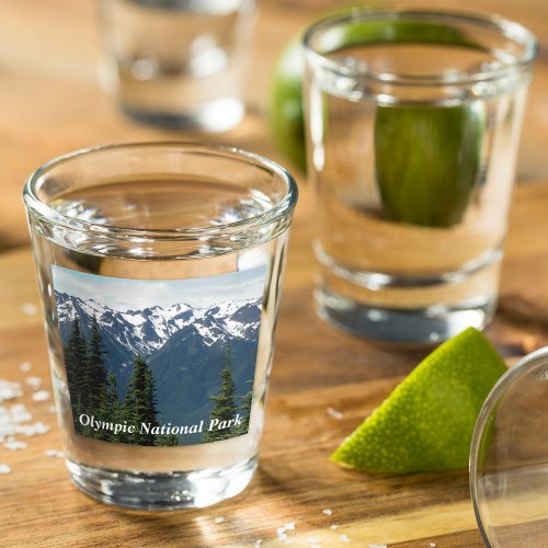 Olympic National Park Travel Photo Shot Glass