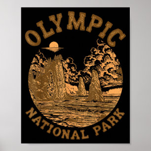 Olympic National Park Traveling Nature Lover Poster