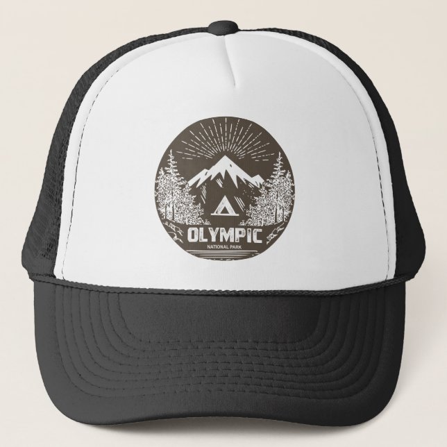 Olympic National Park Trucker Hat (Front)