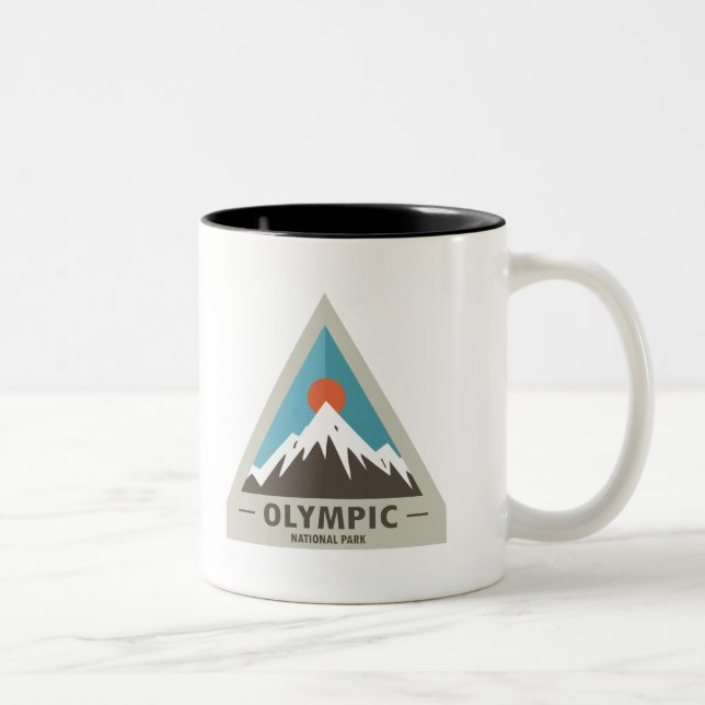 Olympic National Park Two-Tone Coffee Mug (Right)