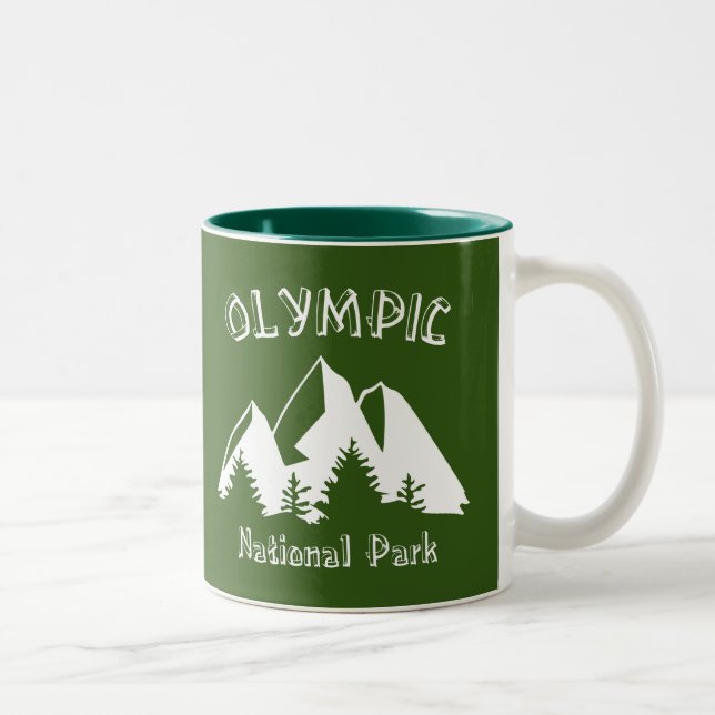 Olympic National Park Two-Tone Coffee Mug (Right)