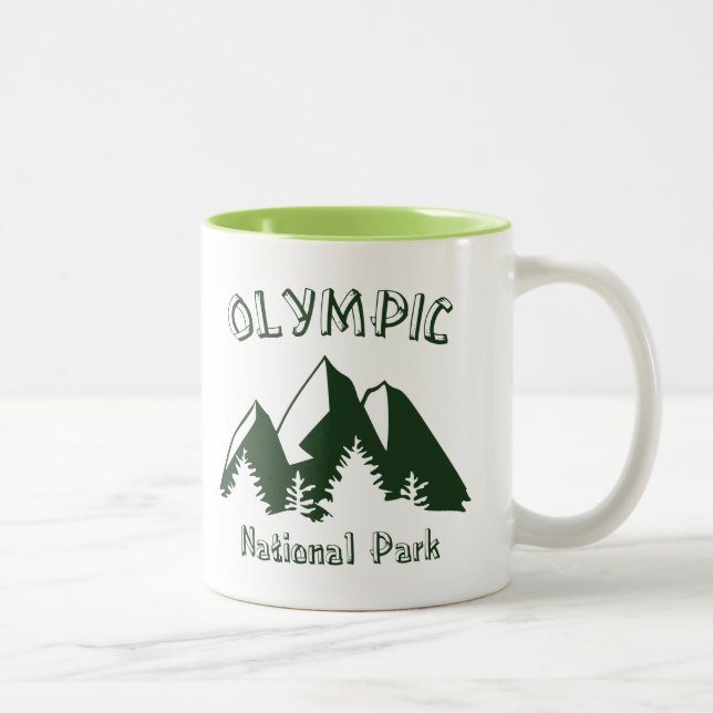 Olympic National Park Two-Tone Coffee Mug (Right)