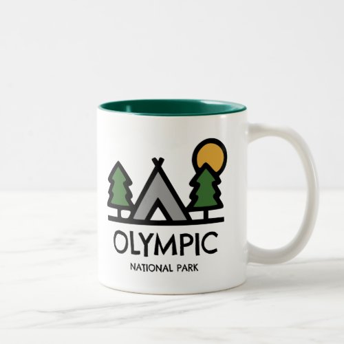 Olympic National Park Two_Tone Coffee Mug