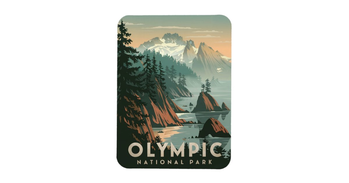 Olympic national park magnet