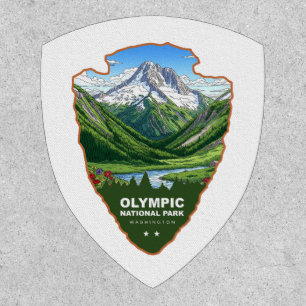 Olympic National Park Washington Arrowhead Patch