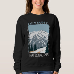 Olympic National Park Washington Distressed Sweatshirt