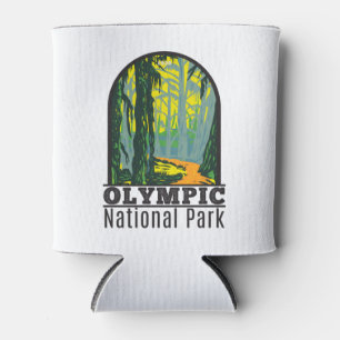 Olympic National Park Washington Hoh Rainforest  Can Cooler