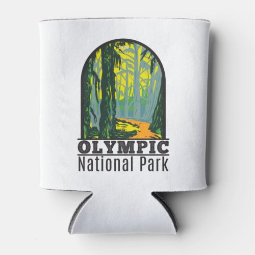 Olympic National Park Washington Hoh Rainforest  Can Cooler