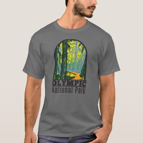 Olympic National Park Washington Hoh Rainforest T_Shirt