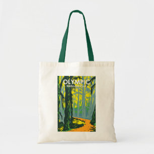Olympic National Park Washington Hoh Rainforest Tote Bag