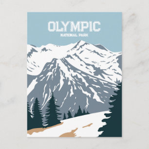 Olympic National Park Washington Postcard