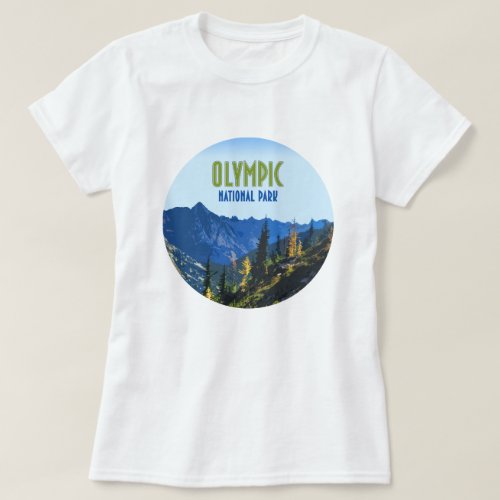 Olympic National Park Washington State Vintage T_Shirt