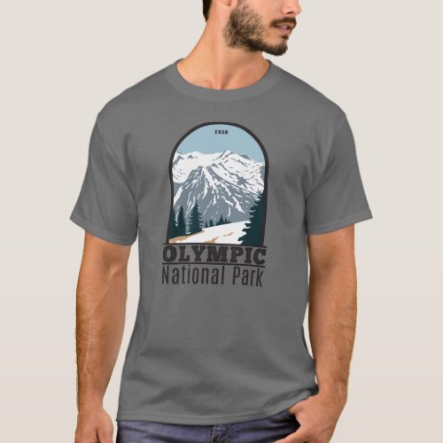 Olympic National Park Washington Vintage T_Shirt