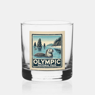 Olympic National Park Whiskey Glass