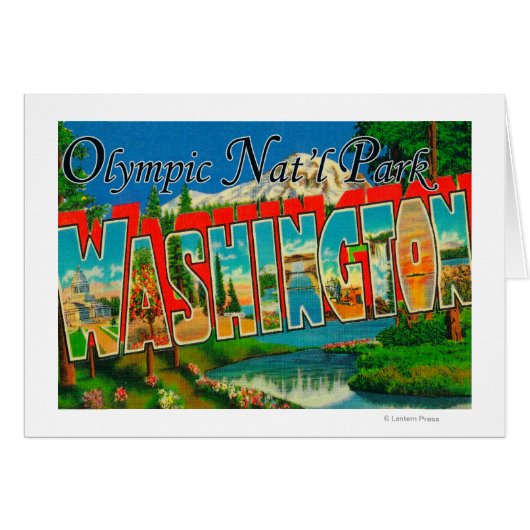 Olympic Nat'l Park, Washington Cards (Front Horizontal)
